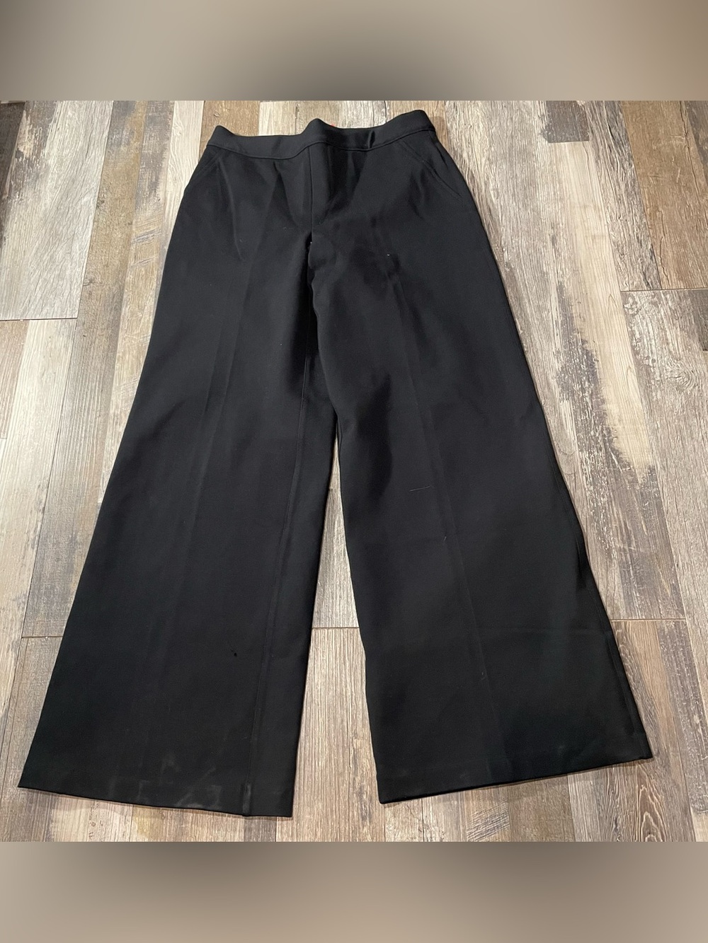 SPANX The Perfect Wide Leg Ponte Trouser Pant in Black 20385Q Size Small